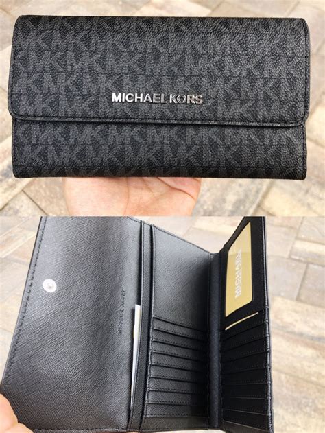 michael kors mott wallet black|Michael Kors black wallet sale.